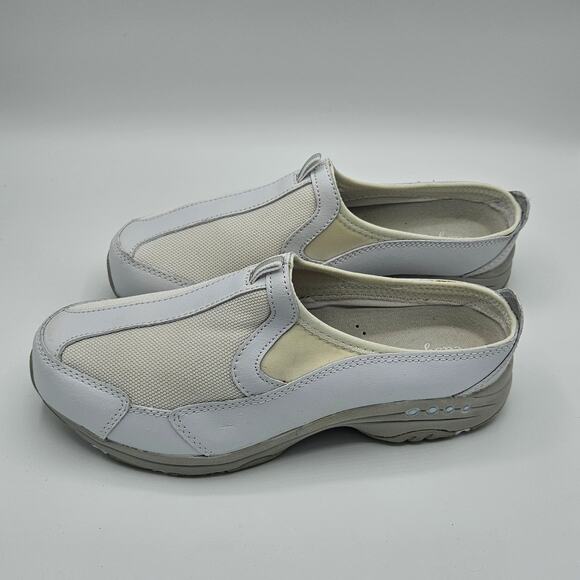 Easy Spirit Travel Time Classic Clog White Size 7.5W - Picture 3 of 8
